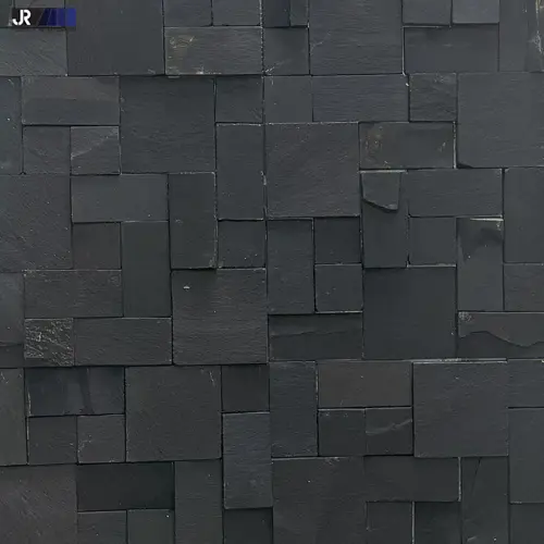 Mosaico de Pedra Ferro Preto