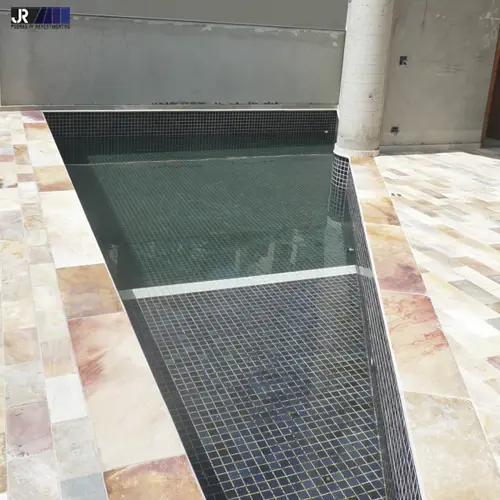 piso pedra mineira mesclada